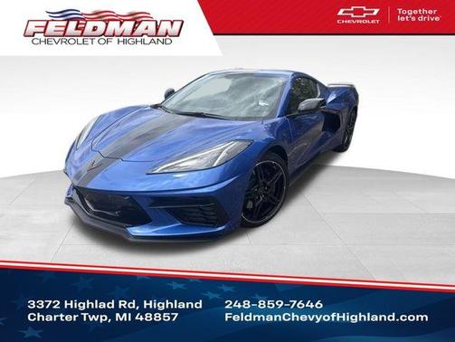 Elkhart Lake Blue Metallic 2023 Chevrolet Corvette Stingray w/1LT