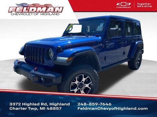 Ocean Blue Metallic 2019 Jeep Wrangler Unlimited Rubicon
