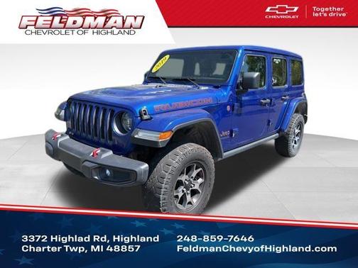 Ocean Blue Metallic 2019 Jeep Wrangler Unlimited Rubicon