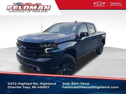 Northsky Blue Metallic 2021 Chevrolet Silverado 1500 LT Trail Boss