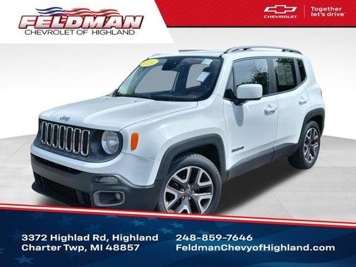 Alpine White 2016 Jeep Renegade Latitude