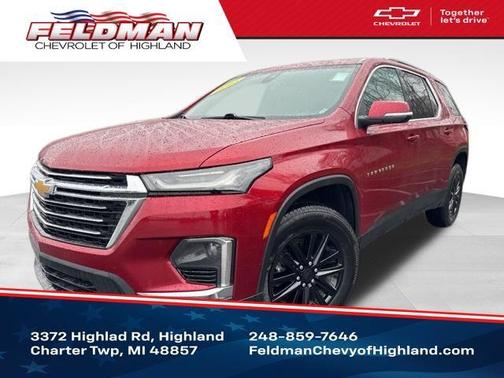Radiant Red 2023 Chevrolet Traverse LT Cloth
