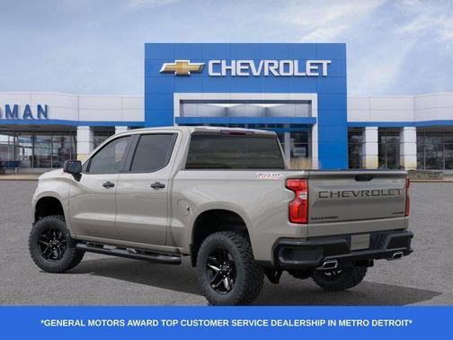 White Sand 2026 Chevrolet Silverado 1500 Custom Trail Boss
