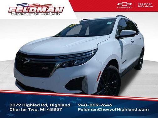 Summit White 2022 Chevrolet Equinox RS