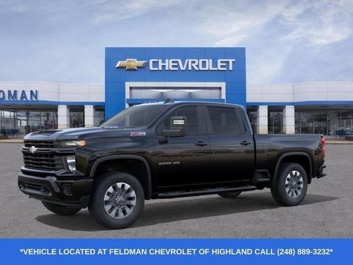 Black 2026 Chevrolet Silverado 2500 Custom