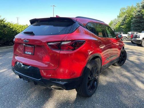 Red 2019 Chevrolet Blazer RS