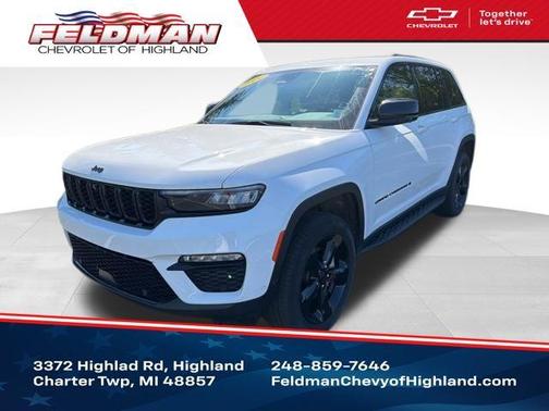 Bright White Clearcoat 2024 Jeep Grand Cherokee Limited