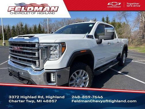 Summit White 2021 GMC Sierra 2500 SLT