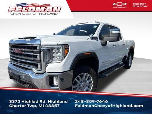 Summit White 2021 GMC Sierra 2500 SLT