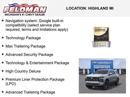 2026 Chevrolet Suburban High Country