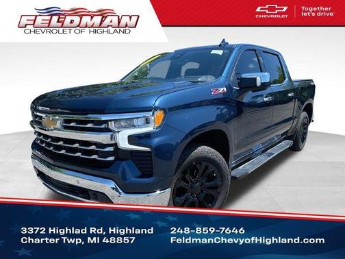 Northsky Blue Metallic 2022 Chevrolet Silverado 1500 LTZ