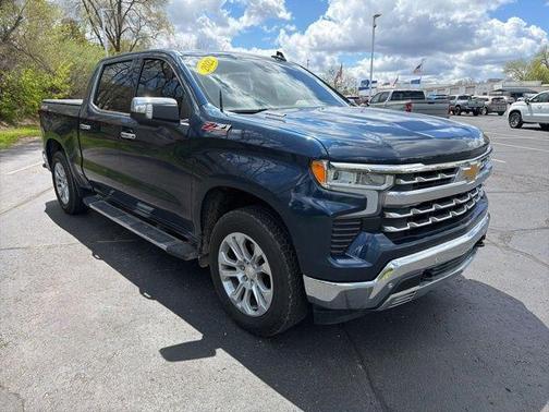 Northsky Blue Metallic 2022 Chevrolet Silverado 1500 LTZ