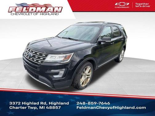 Shadow Black 2017 Ford Explorer XLT