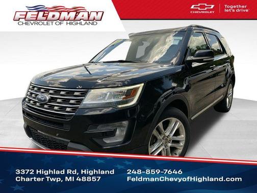 Shadow Black 2017 Ford Explorer XLT