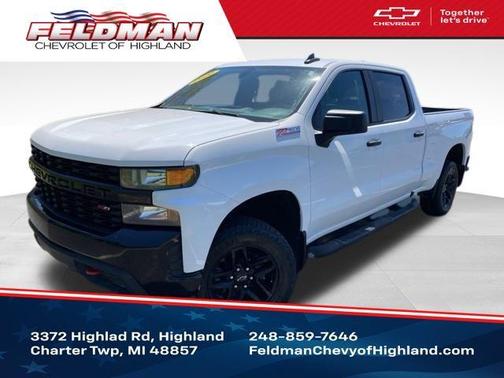 Summit White 2020 Chevrolet Silverado 1500 Custom Trail Boss