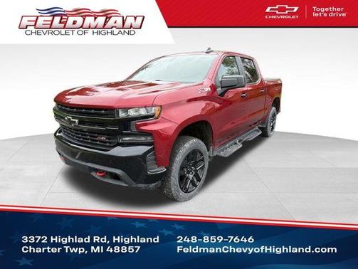 Cherry Red Tintcoat 2021 Chevrolet Silverado 1500 LT Trail Boss