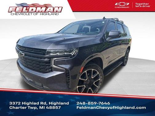 Dark Ash Metallic 2022 Chevrolet Tahoe RST