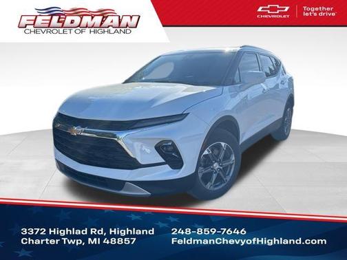 Summit White 2024 Chevrolet Blazer LT