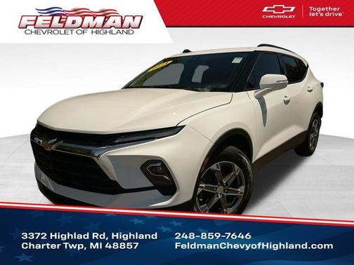 Summit White 2024 Chevrolet Blazer LT