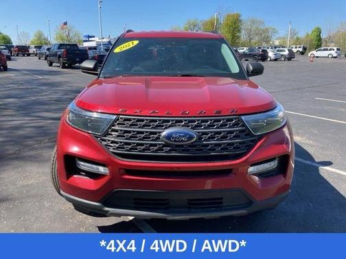 Red Metallic 2021 Ford Explorer XLT