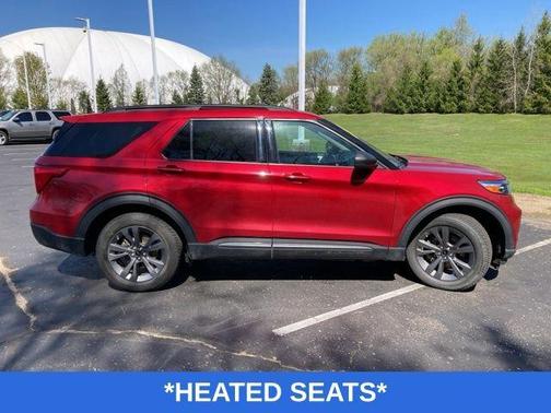 Red Metallic 2021 Ford Explorer XLT