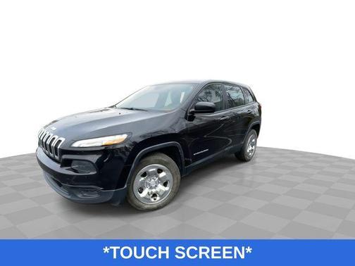Brilliant Black Crystal Pearlcoat 2016 Jeep Cherokee Sport