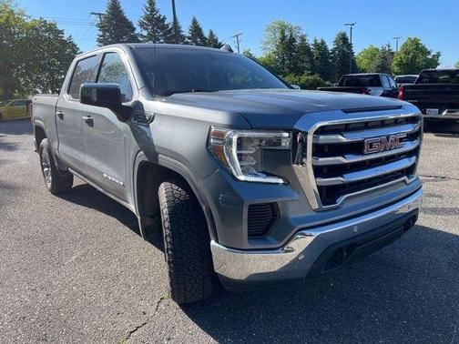 Satin Steel Metallic 2021 GMC Sierra 1500 SLE