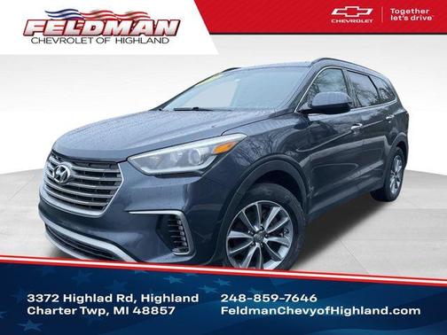 Night Sky Pearl 2017 Hyundai SANTA FE SE