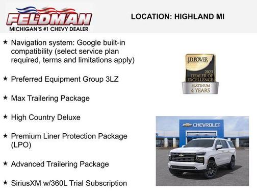 2025 Chevrolet Suburban High Country