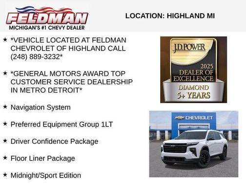 Summit White 2026 Chevrolet Traverse LT