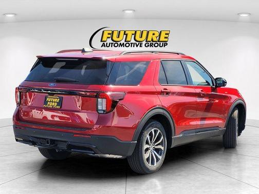 Rapid Red Metallic Tinted Clearcoat 2026 Ford Explorer ST-Line
