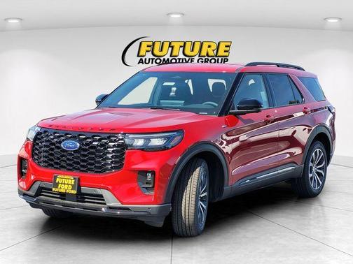 Rapid Red Metallic Tinted Clearcoat 2026 Ford Explorer ST-Line