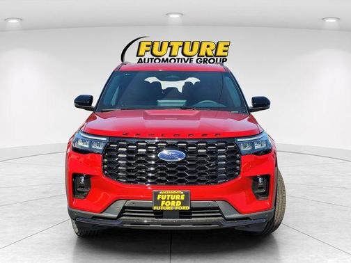 Rapid Red Metallic Tinted Clearcoat 2026 Ford Explorer ST-Line