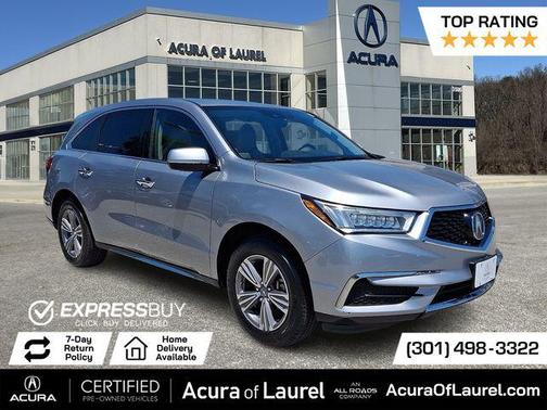 Modern Steel Metallic 2020 Acura MDX 3.5L