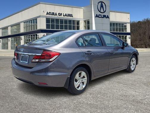 Modern Steel Metallic 2015 Honda Civic LX