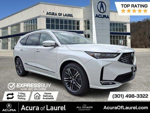 Platinum White Pearl 2026 Acura MDX Advance Package