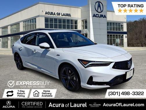 Platinum White Pearl 2024 Acura Integra A-SPEC Technology