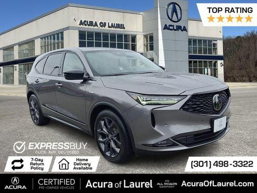 Liquid Carbon Metallic 2023 Acura MDX A-SPEC