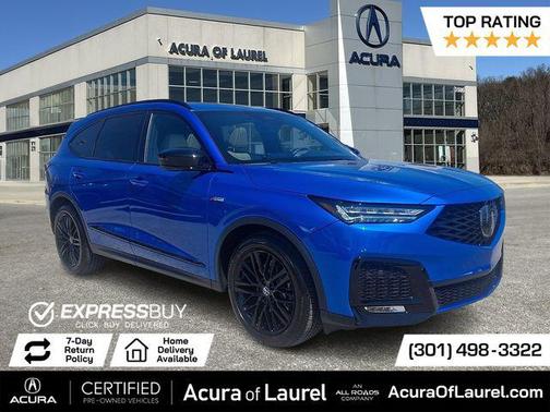 Double Apex Blue Pearl 2026 Acura MDX A-SPEC Advance Package