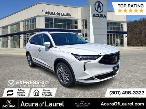 Platinum White 2024 Acura MDX Advance