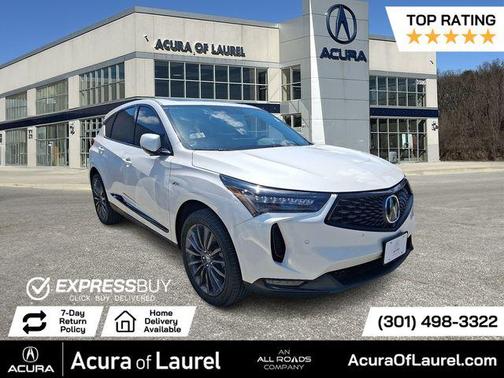Platinum White Pearl 2024 Acura RDX A-Spec Advance Package