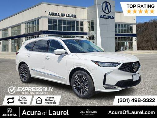 Platinum White Pearl 2026 Acura MDX Advance Package