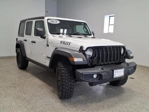Bright White Clearcoat 2021 Jeep Wrangler Unlimited Willys Sport
