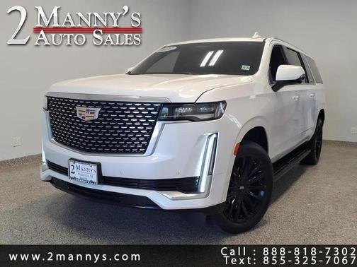 Crystal White Tricoat 2021 Cadillac Escalade ESV Premium Luxury