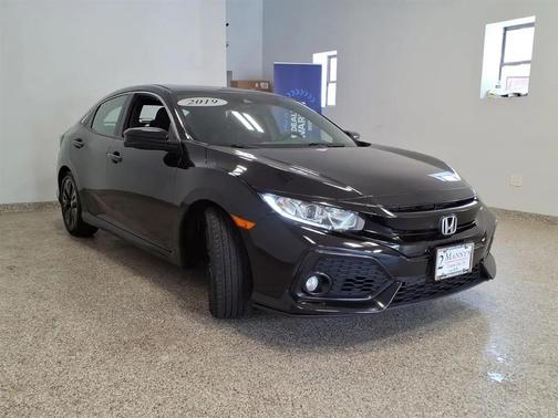 CRYSTAL BLACK PEARL 2019 Honda Civic EX