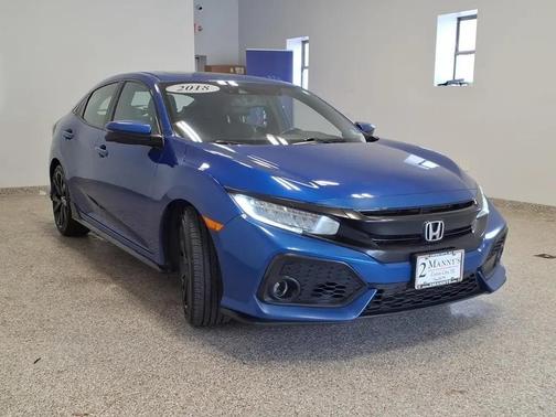 AEGEAN BLUE METALLIC 2018 Honda Civic Sport Touring