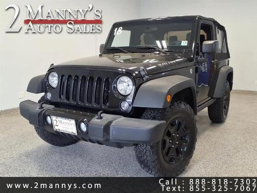 Black Clearcoat 2018 Jeep Wrangler JK Willys Wheeler W
