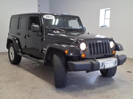 BLACK 2013 Jeep Wrangler Unlimited Sahara
