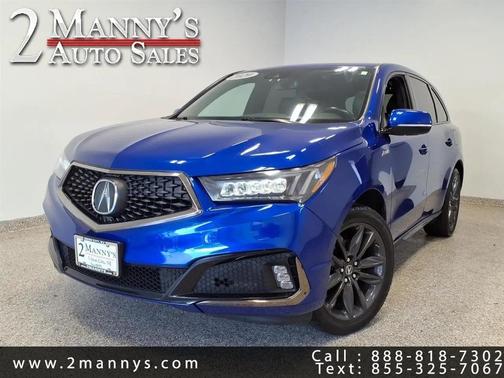 APEX BLUE PEARL 2020 Acura MDX 3.5L Technology & A-Spec Pkgs