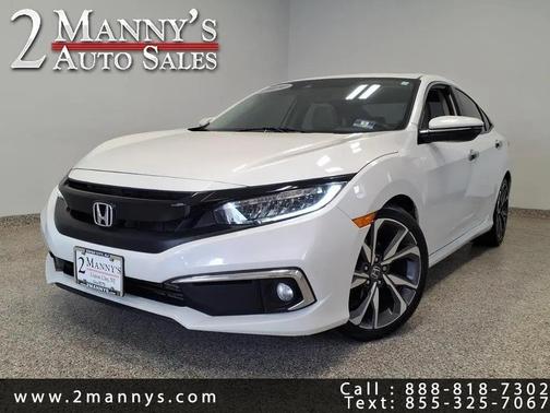 PLATINUM WHITE PEARL 2019 Honda Civic Touring